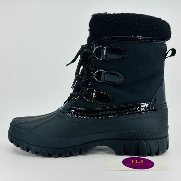 Storm by Cougar Women's Camila Black Waterproof Winter Polar Duck Boots Size 7 - Picture 8 of 11